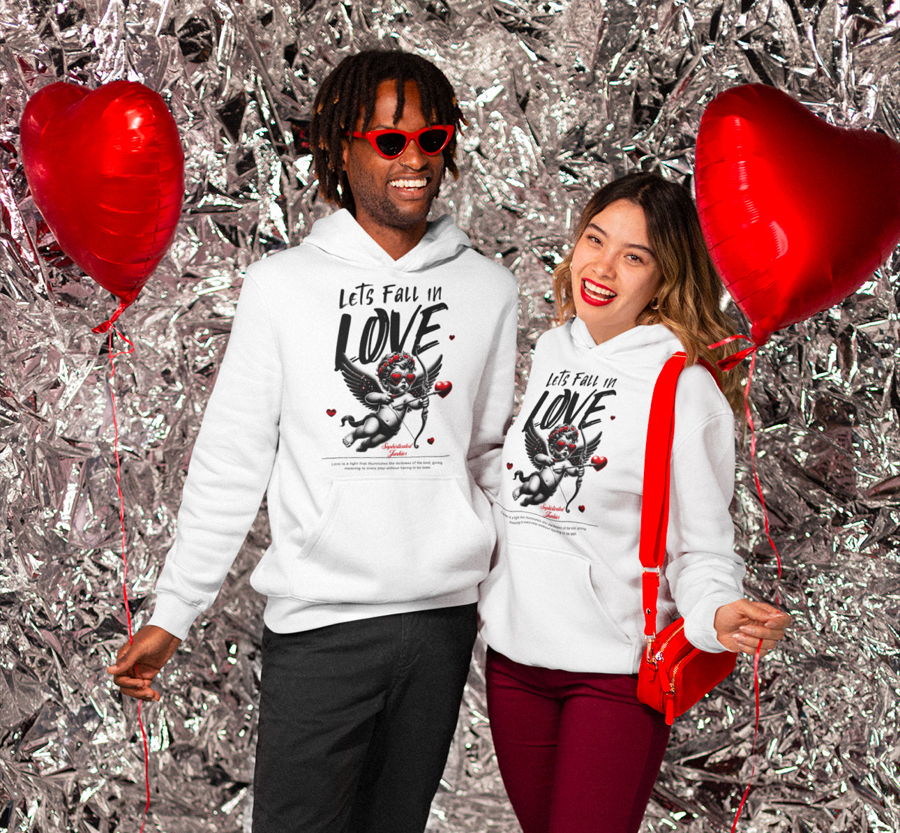 Sophisticated Junkies "Lets Fall in Love"Hoodie